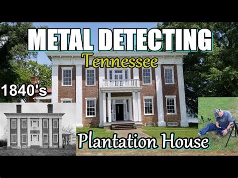 would you metal detect for gold at 1840 house|Metal Detecting an 1840's Plantation House .